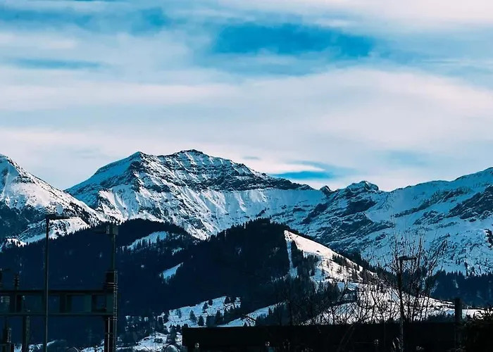 Cozy In With Fantastic View Spiez